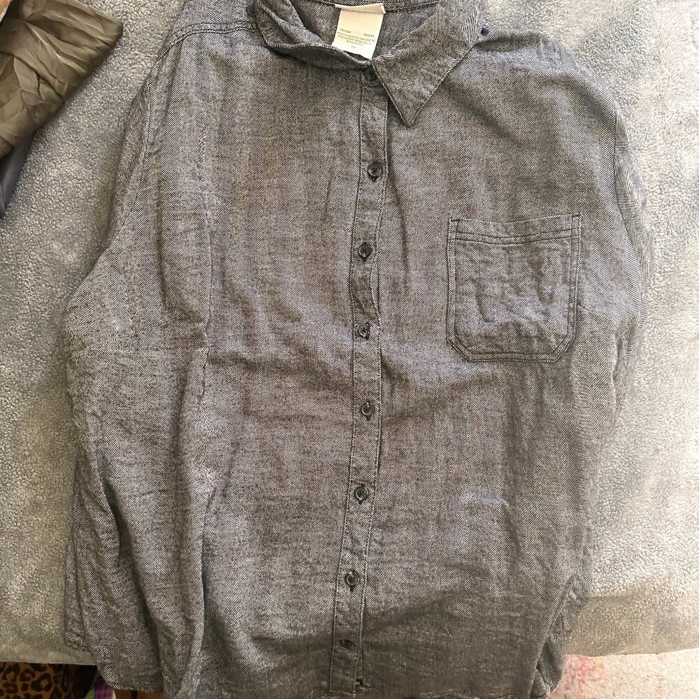 Dickies Herring Bone Long Sleeve Shirt